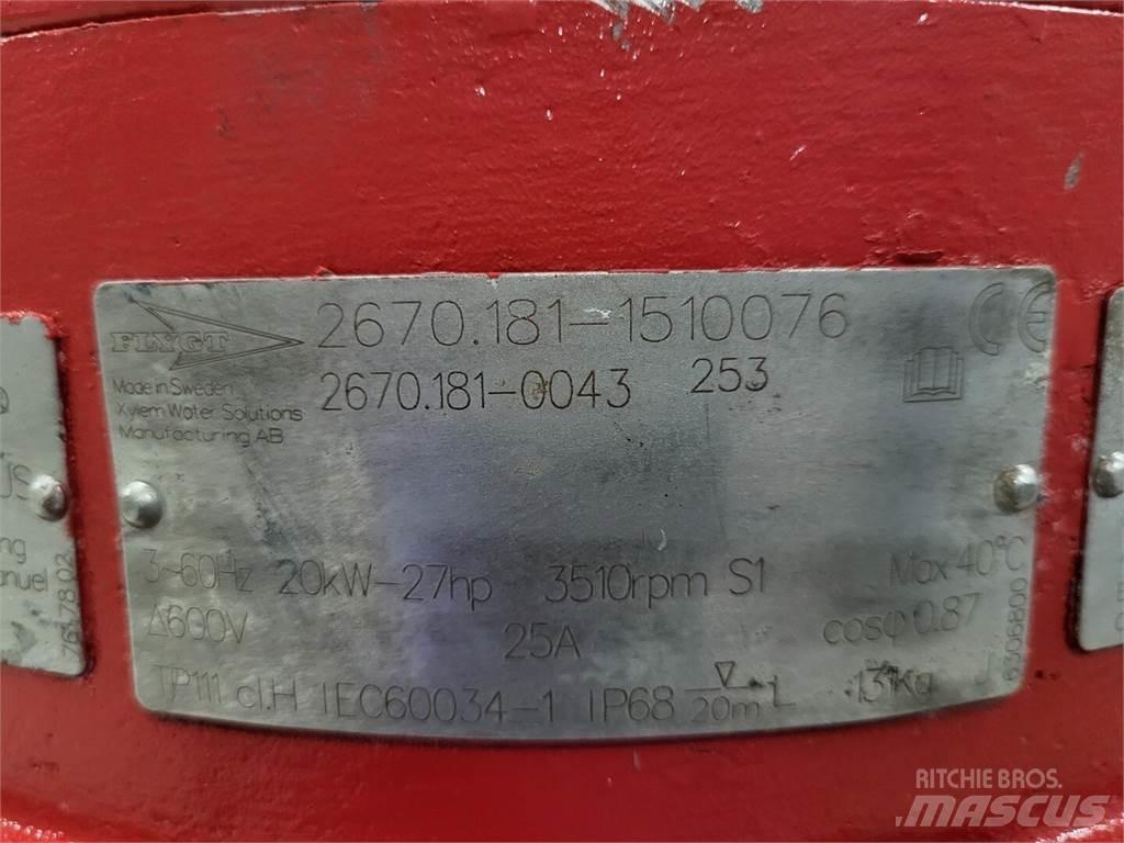Flygt 2670.181-0043 Bombas de água