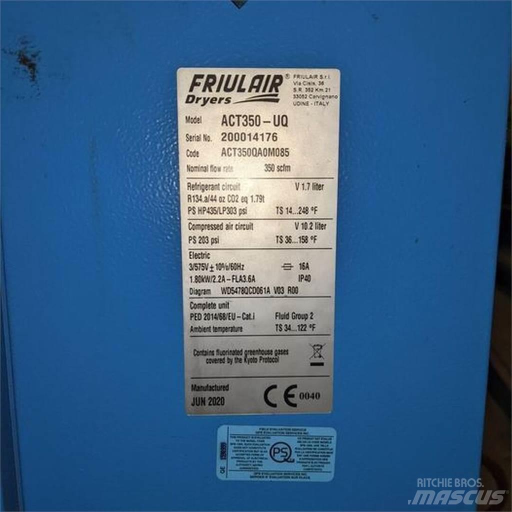 FRIULAIR ACT350-UQ Secadores de ar comprimido