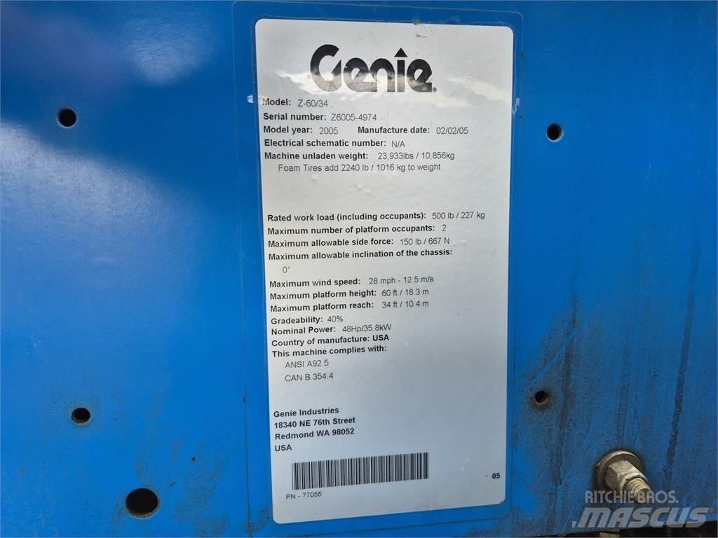 Genie Z-60/34 Elevadores braços articulados