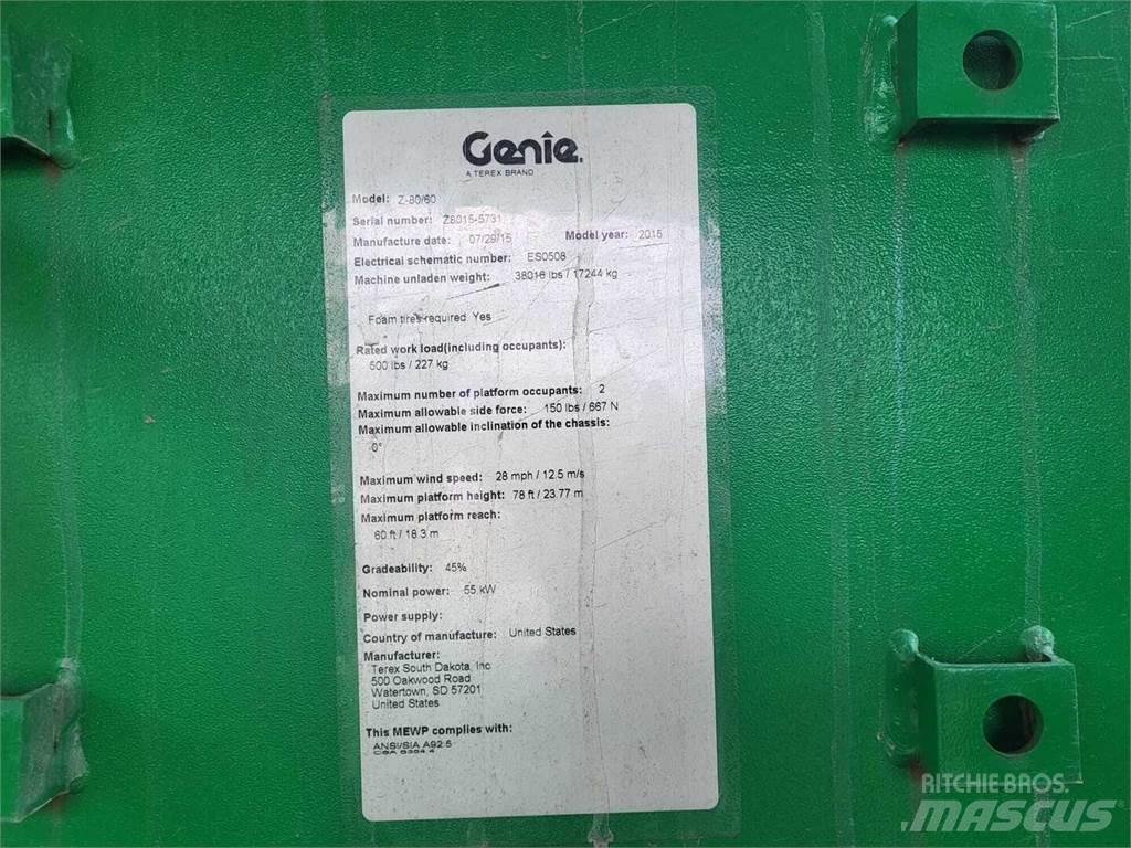 Genie Z-80/60 Elevadores braços articulados