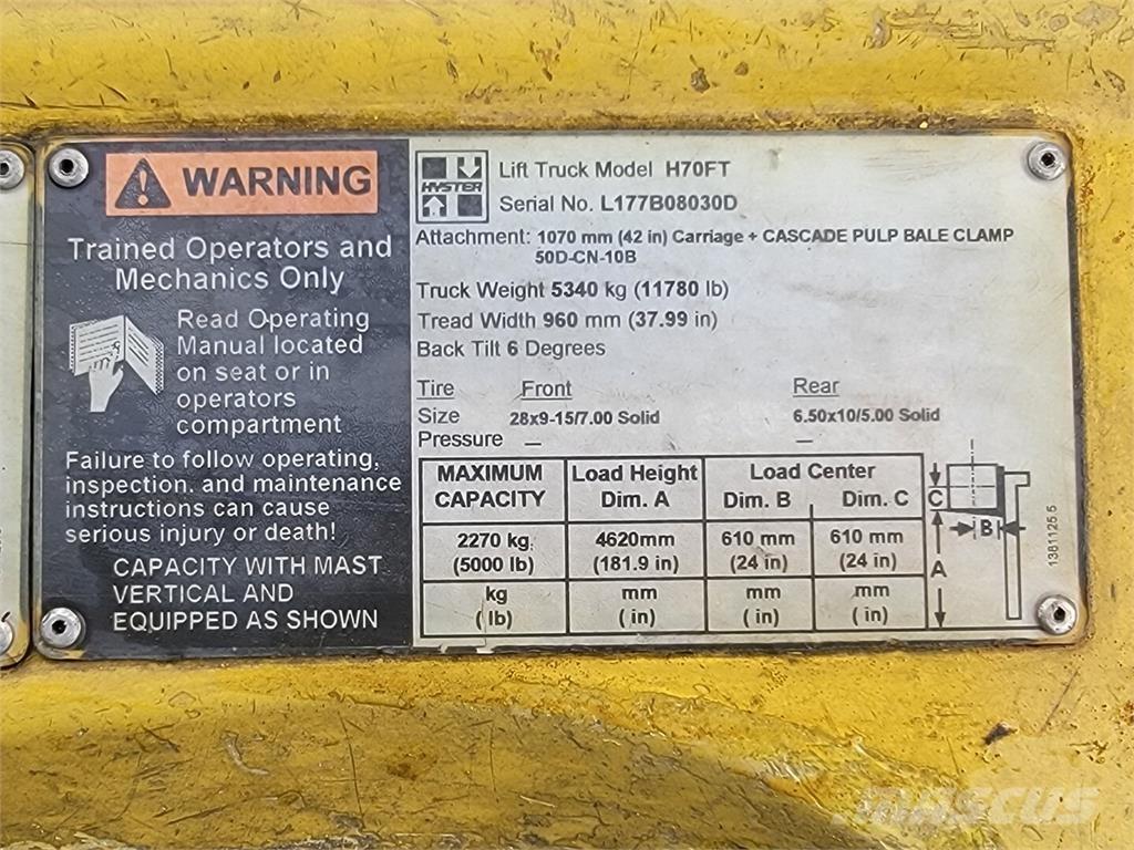 Hyster H70FT Construção - Outros
