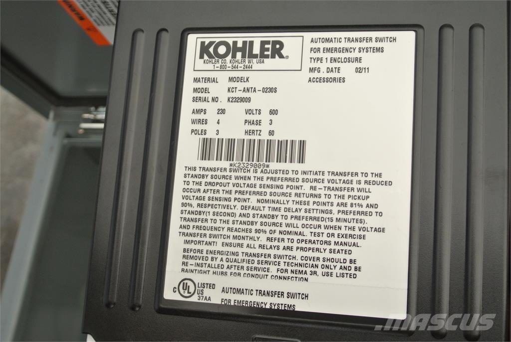 Kohler KCT-ANTA-2030S Construção - Outros
