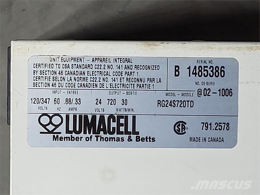  LUMACELL RG24S720TD Baterias