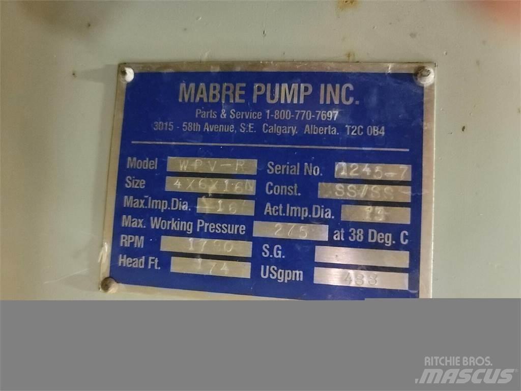  MABRE PUMP WPV-R Bombas de água