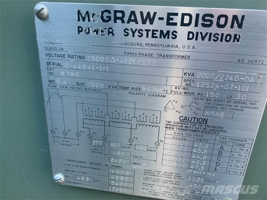  MCGRAW-EDISON Construção - Outros
