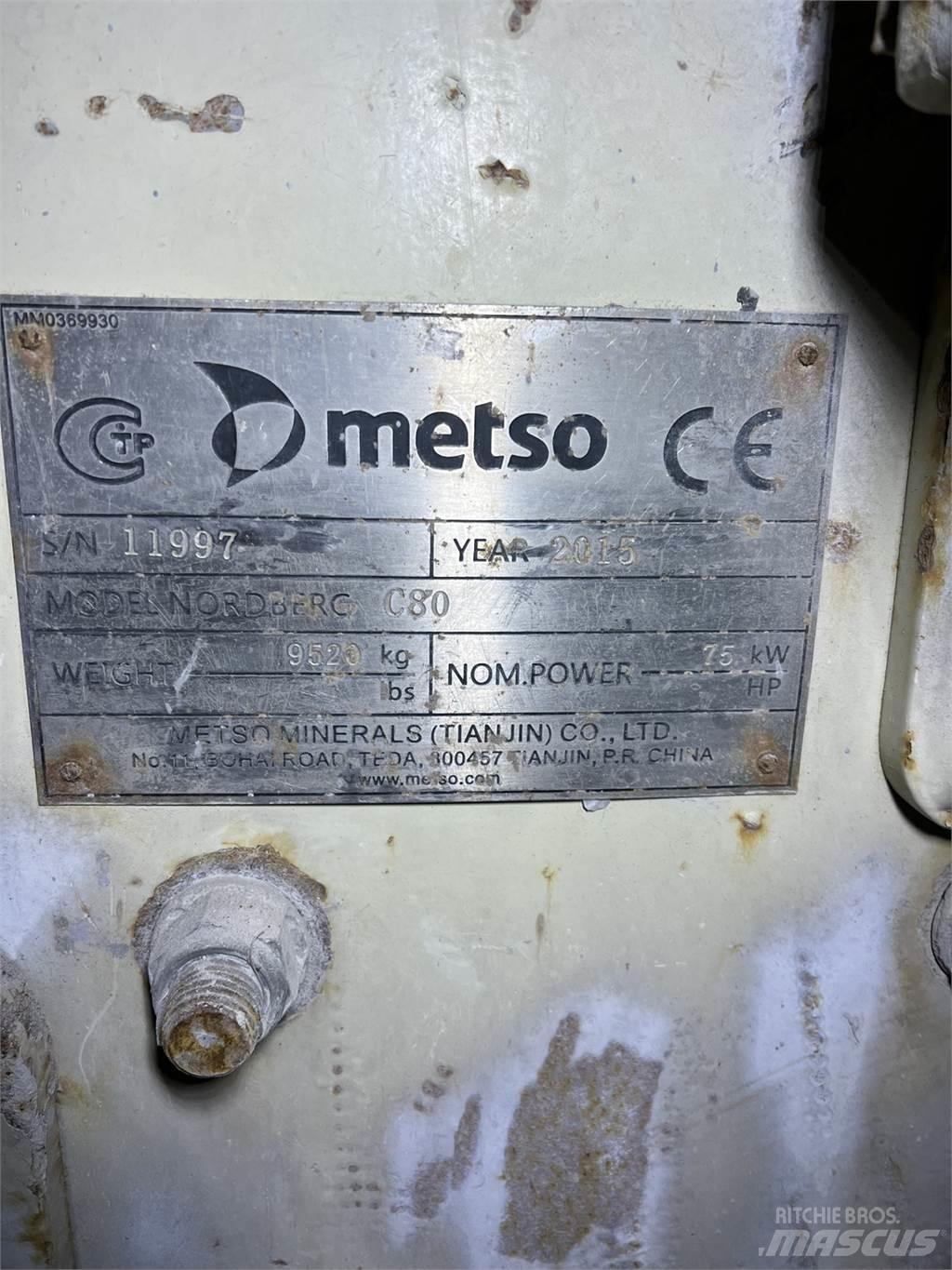 Metso C80 Britadeiras