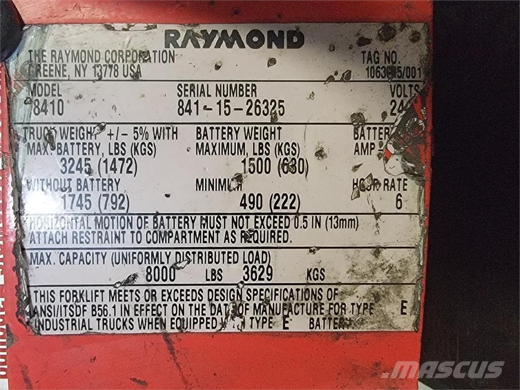 Raymond 8410 Construção - Outros
