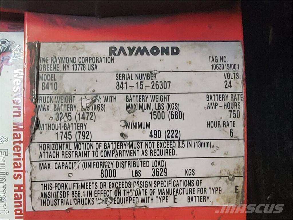 Raymond 8410 Construção - Outros
