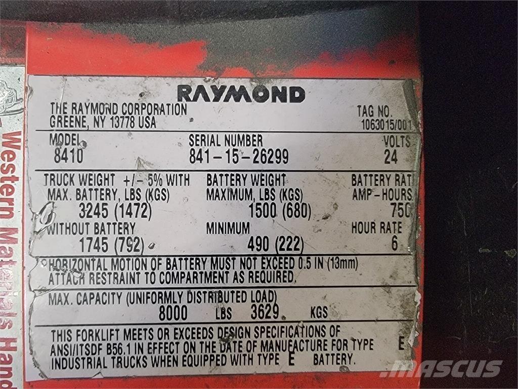 Raymond 8410 Construção - Outros
