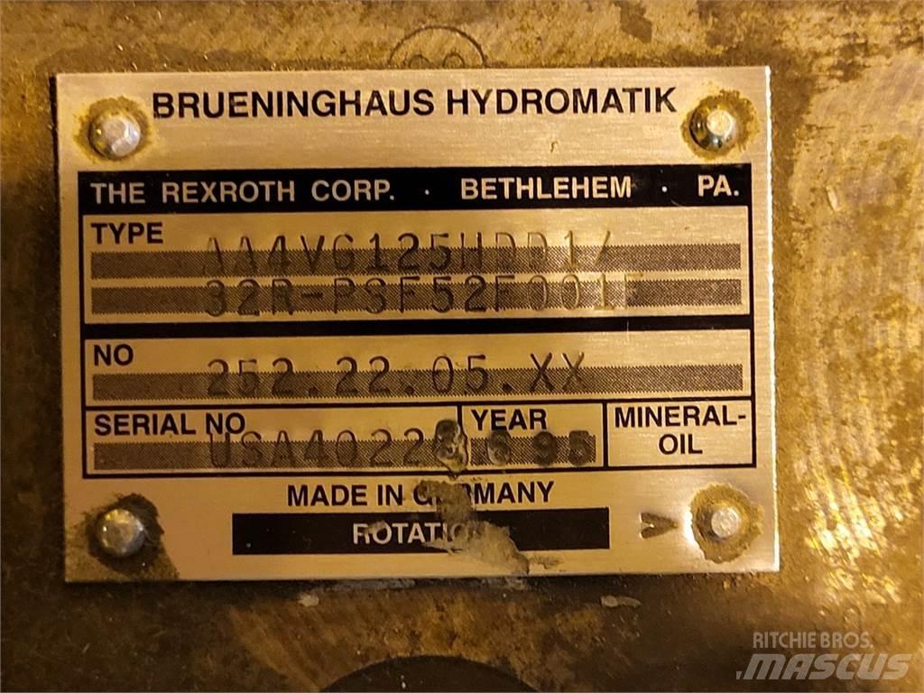 Rexroth A4VG125HDD1 Bombas de água