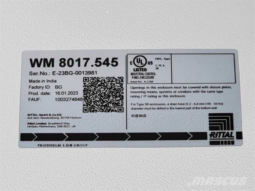  RITTAL WM241608NC Construção - Outros
