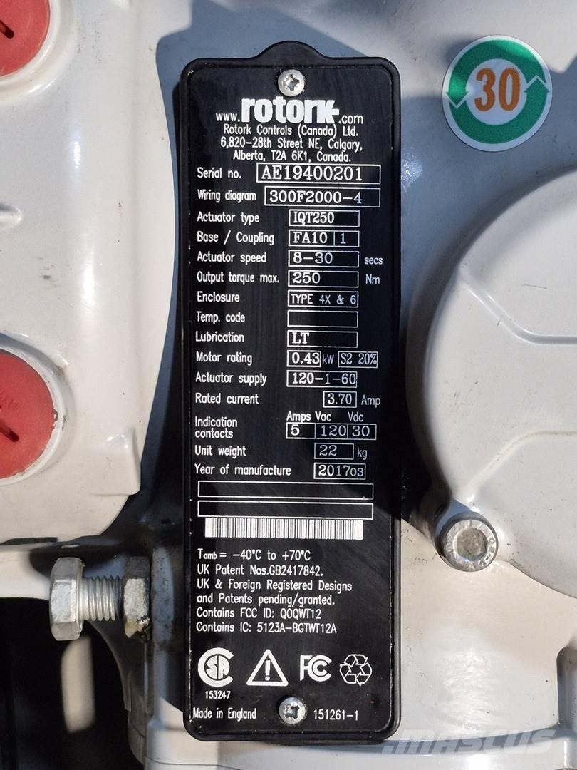  ROTORK IQT250 Construção - Outros
