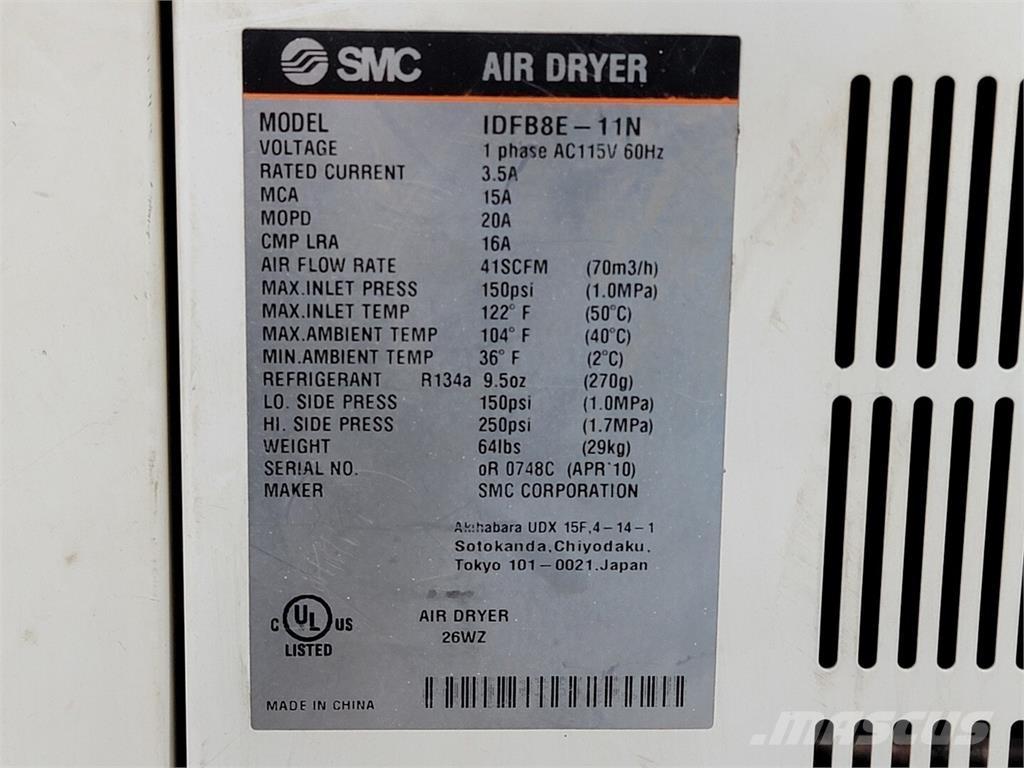  SCM IDFB8E-11N Secadores de ar comprimido