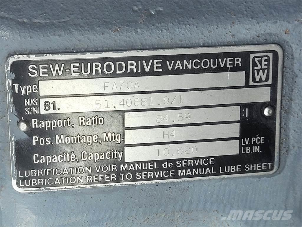  SEW-EURODRIVE FA70A Construção - Outros
