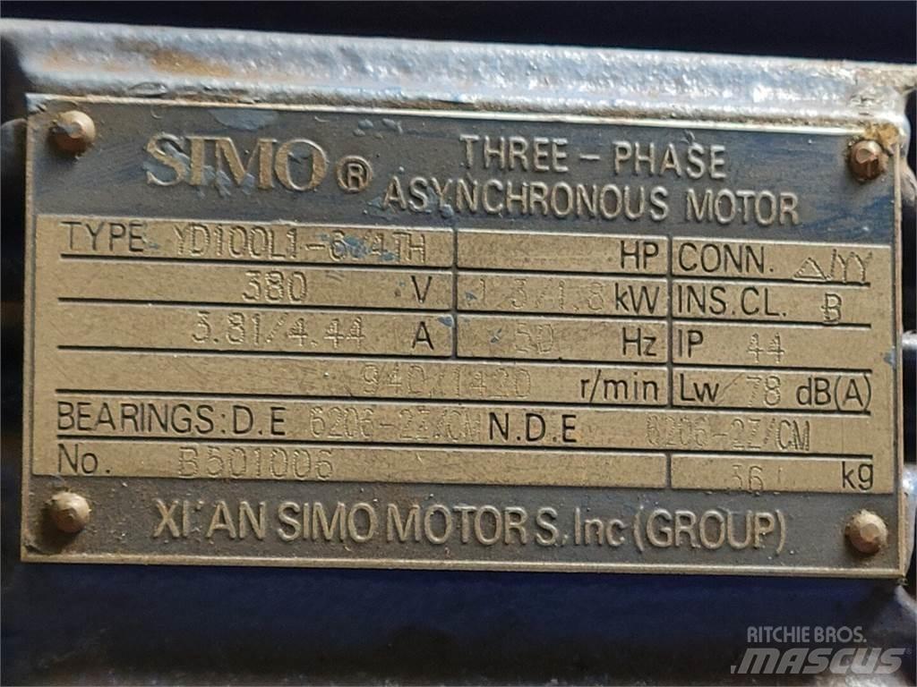  SIMO YD100L1-6/4TH Motores industriais