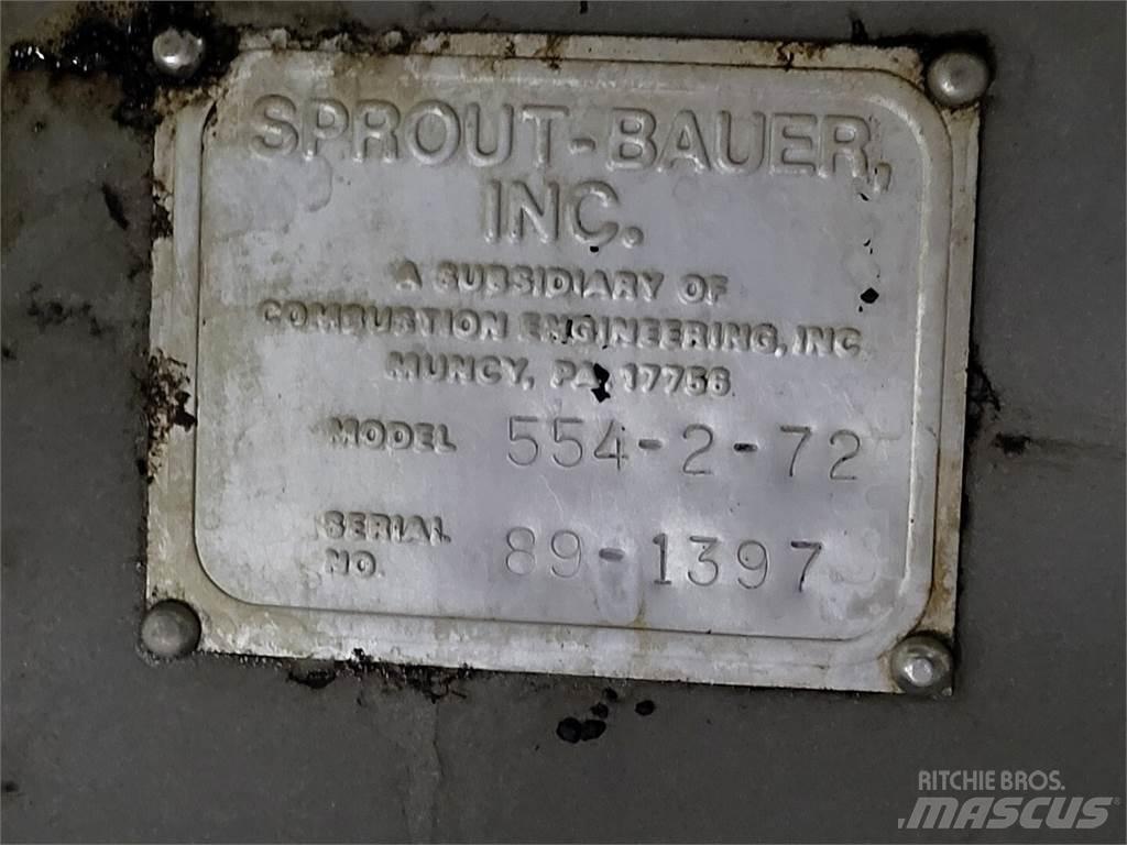  SPROUT-BAUER 554-2-72 Equipamento de lavagem