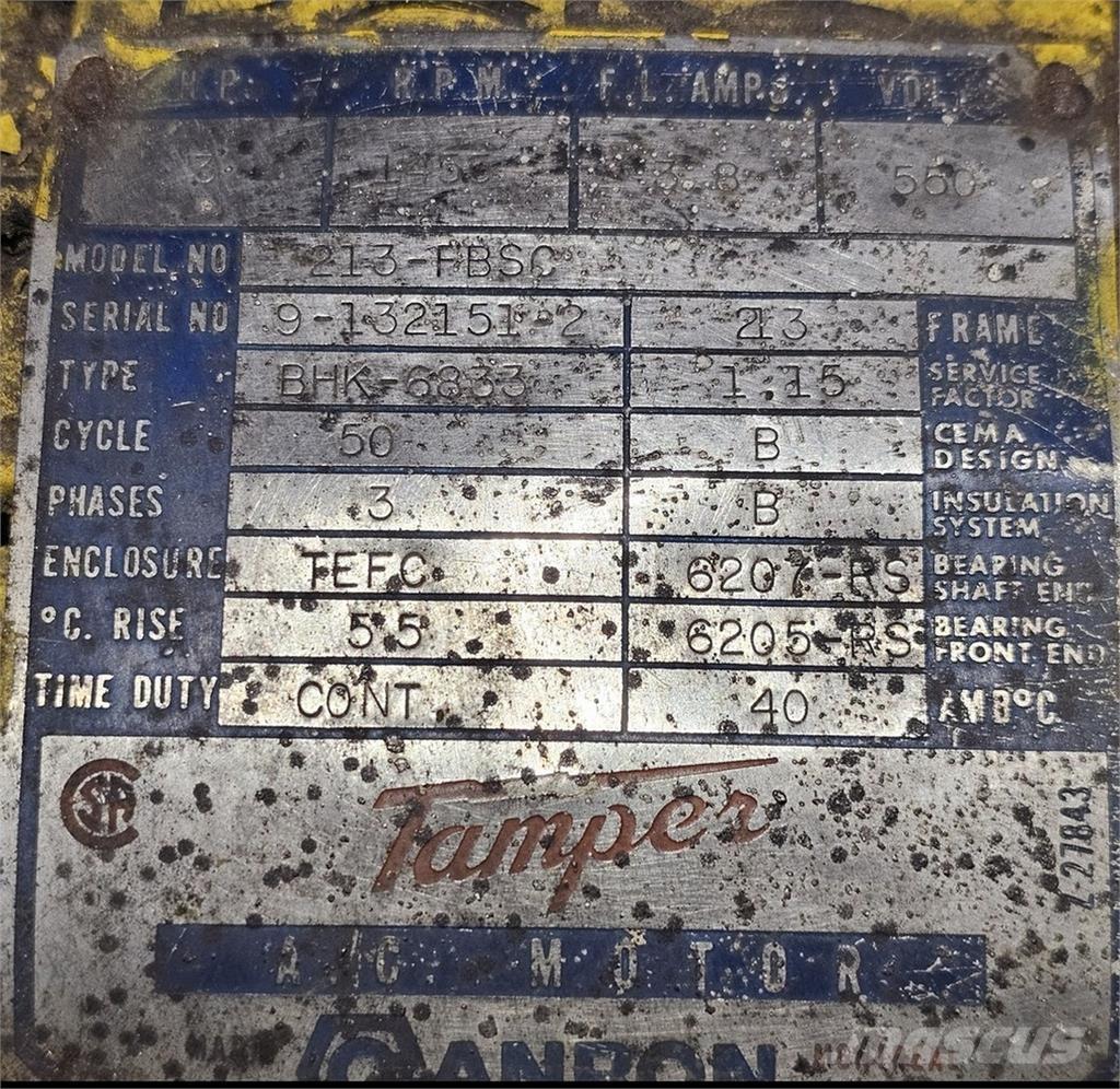  TAMPER Motores industriais