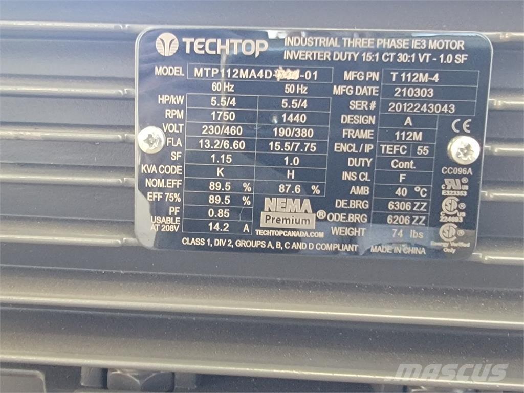  TECHTOP MTP112MA4D Motores industriais