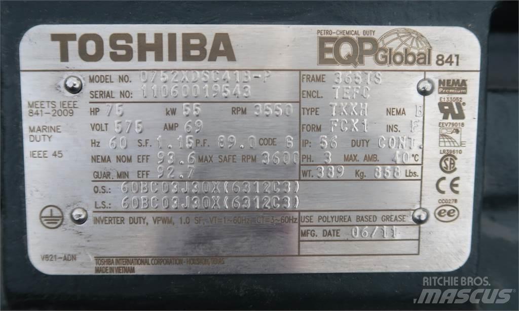  TOSHIBA 0752XDSC41B-P Motores industriais