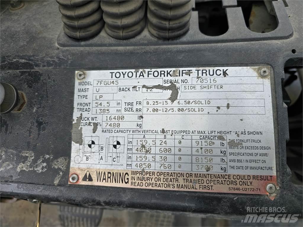 Toyota 7FGU45 Construção - Outros
