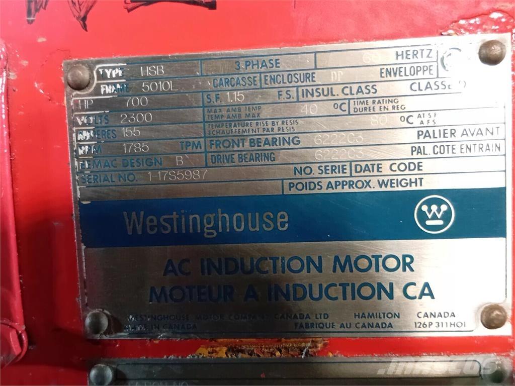 Westinghouse HSB Motores industriais