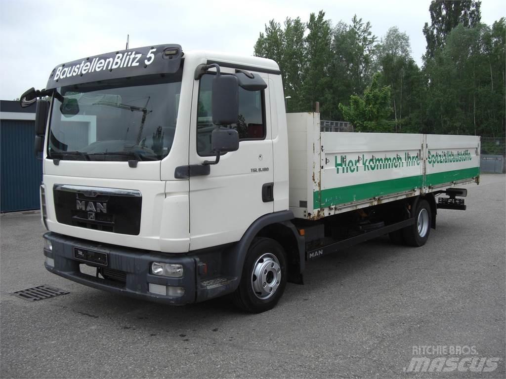 MAN 8180L Camiões estrado/caixa aberta