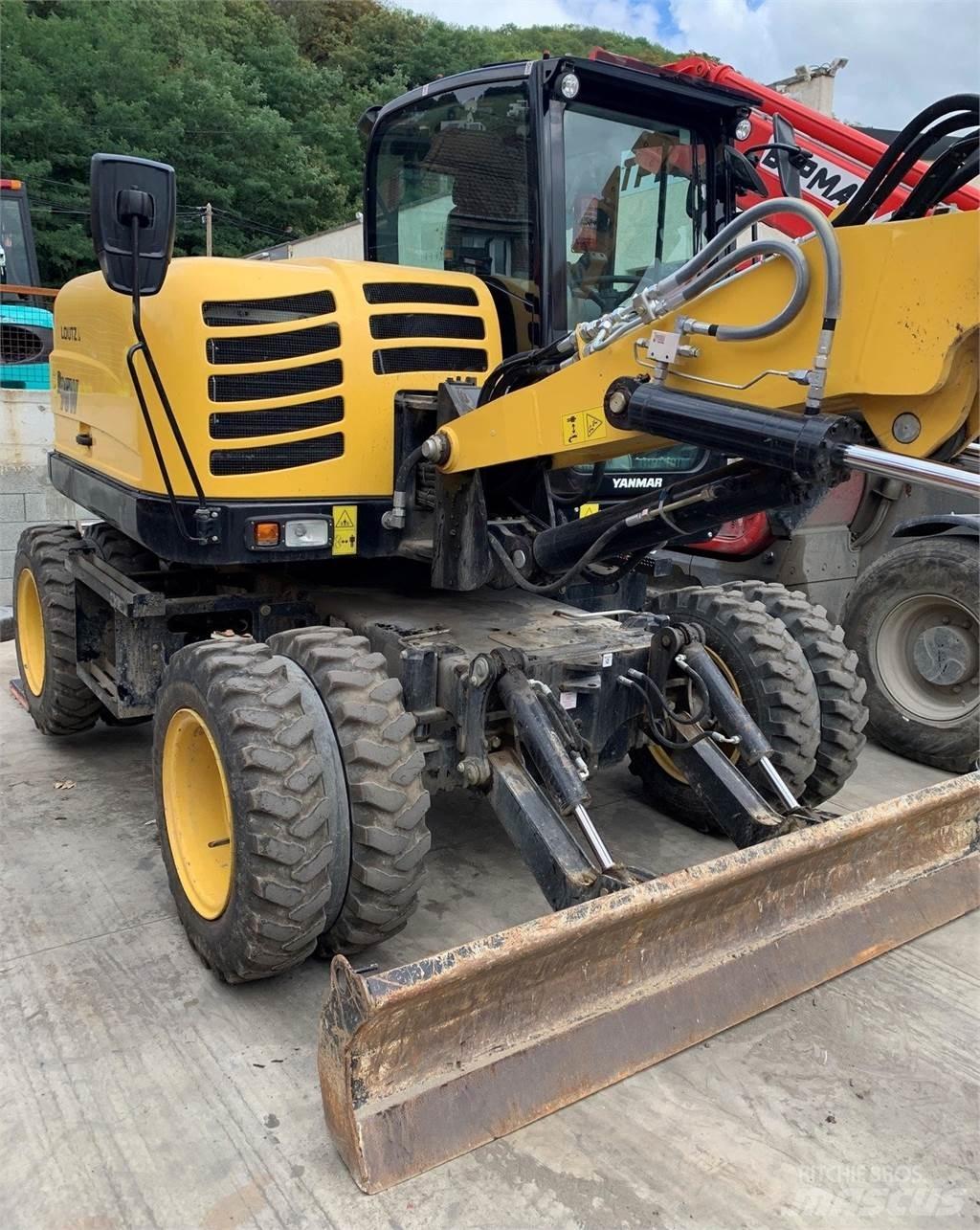 Yanmar B95W Escavadoras de rodas