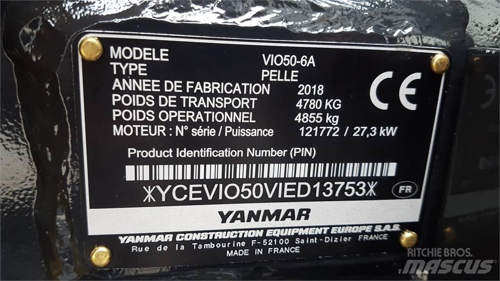 Yanmar ViO50-6 Mini Escavadoras <7t