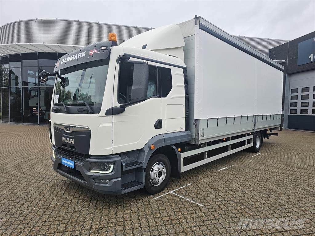 MAN TGL 12.250 Camiões caixa cortinas laterais