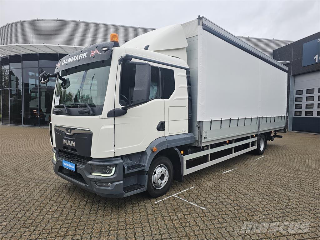 MAN TGL 12.250 Camiões caixa cortinas laterais