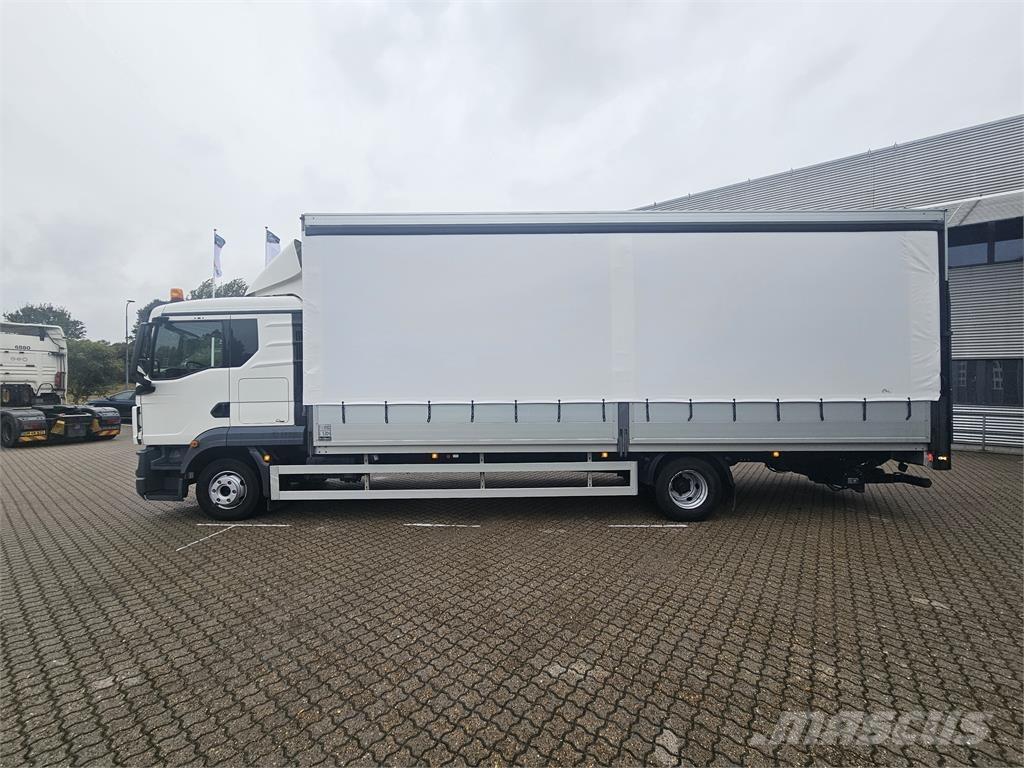 MAN TGL 12.250 Camiões caixa cortinas laterais
