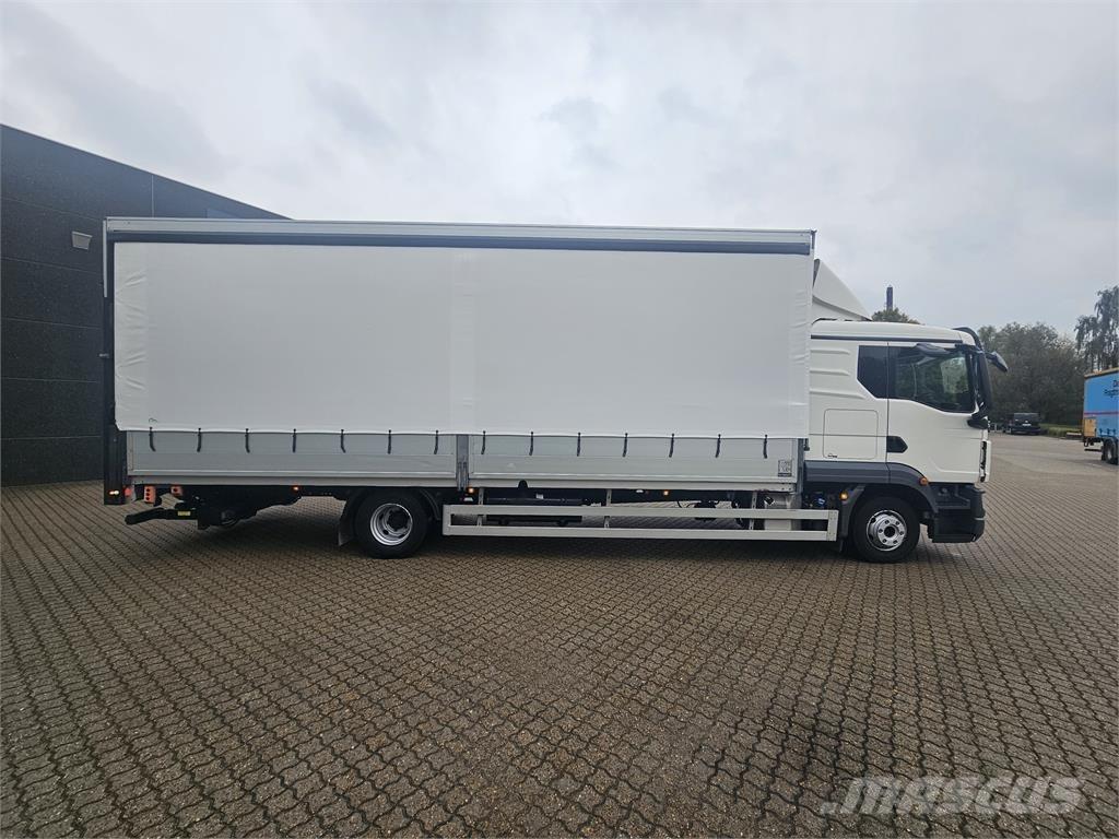 MAN TGL 12.250 Camiões caixa cortinas laterais
