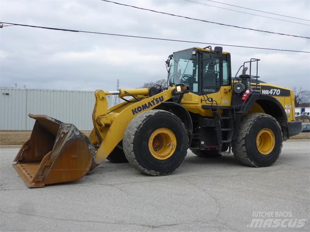 Komatsu WA470-8 Pás carregadoras de rodas