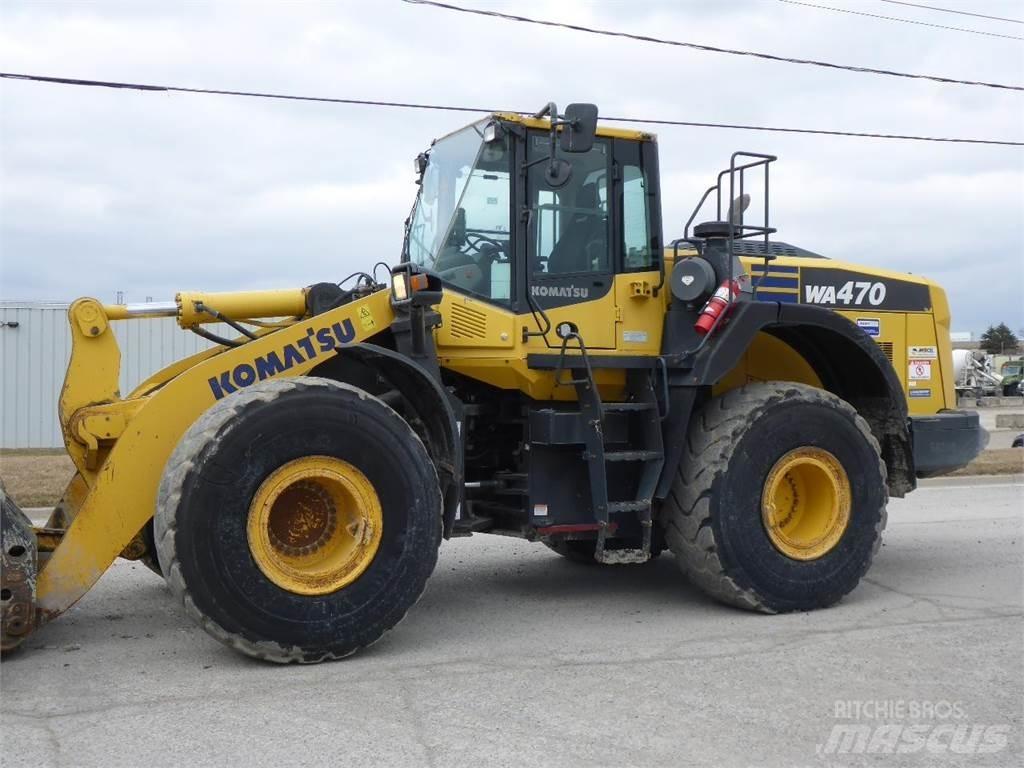 Komatsu WA470-8 Pás carregadoras de rodas
