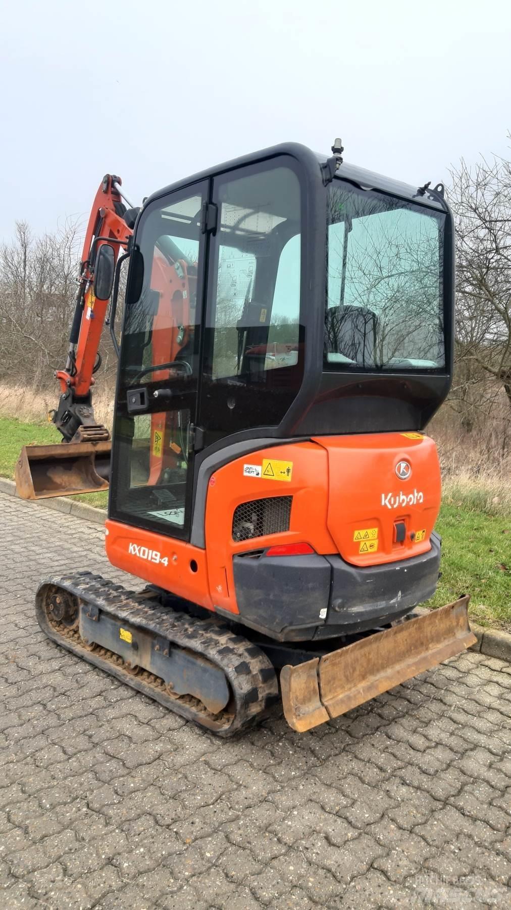 Kubota KX019-4 Mini Escavadoras <7t