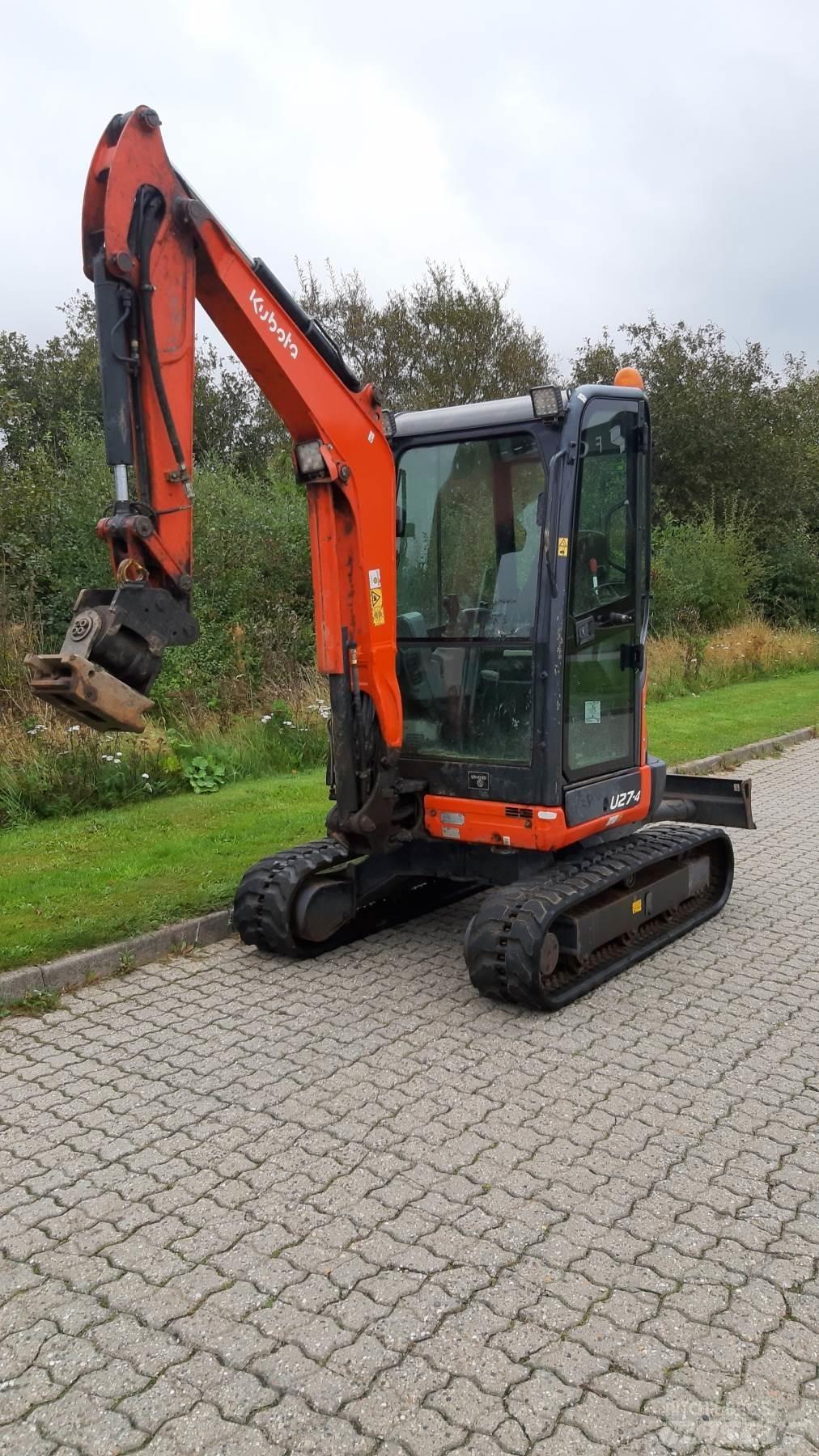 Kubota U27-3 Mini Escavadoras <7t