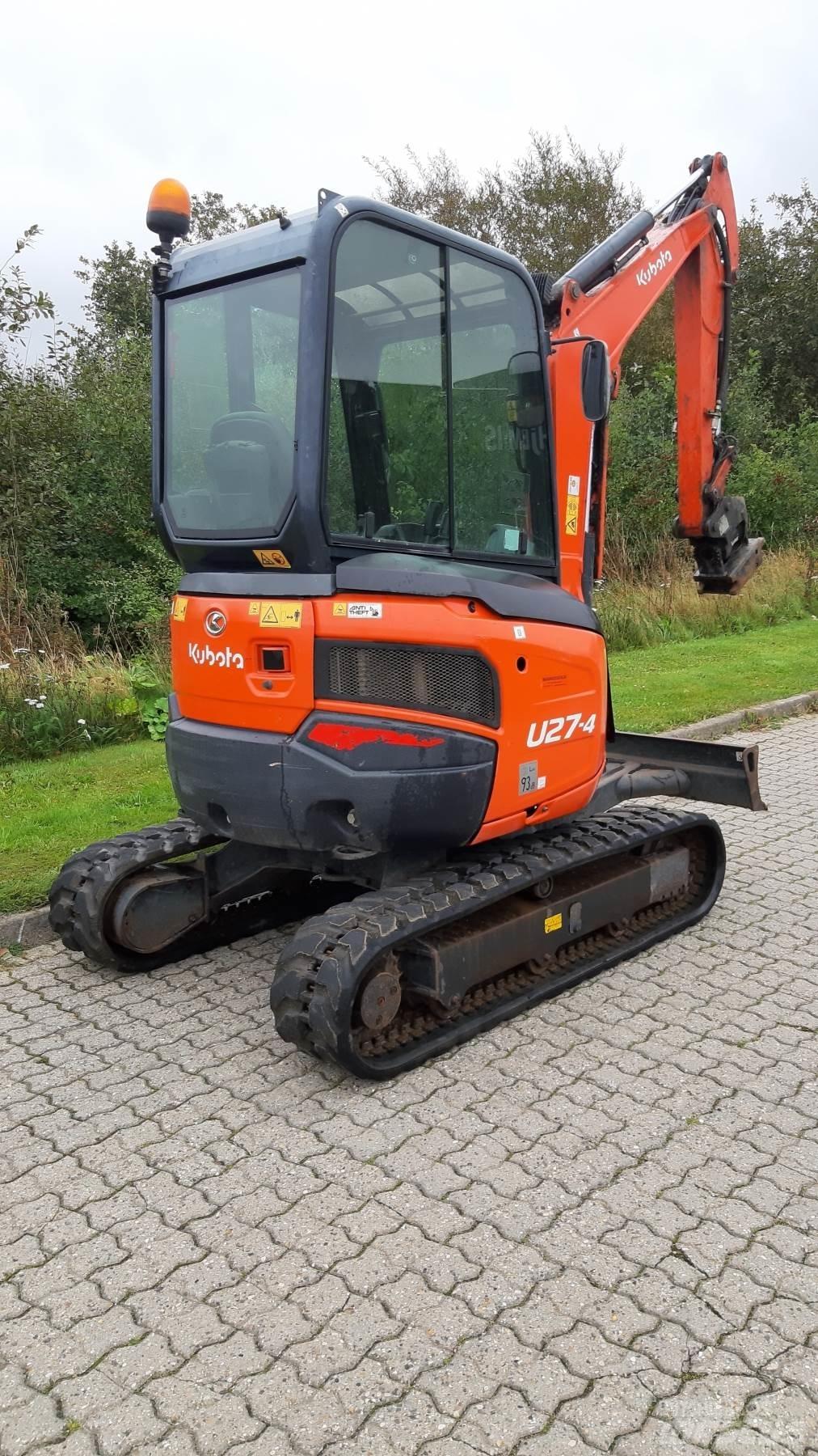 Kubota U27-3 Mini Escavadoras <7t