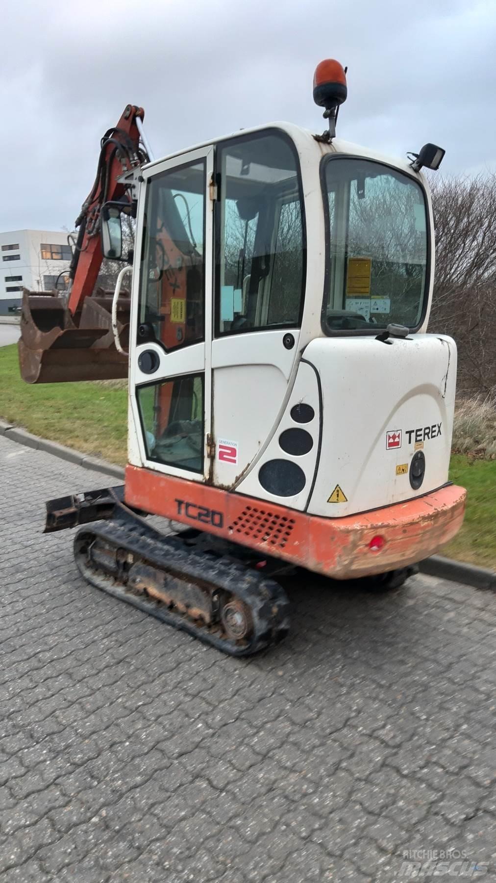 Terex TC20 Mini Escavadoras <7t