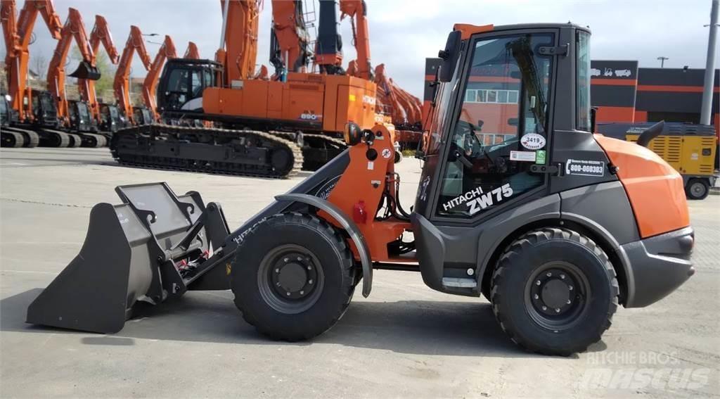 Hitachi ZW75 – 6C Pás carregadoras de rodas