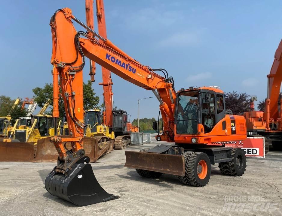 Komatsu PW180-7EO Escavadoras de rodas