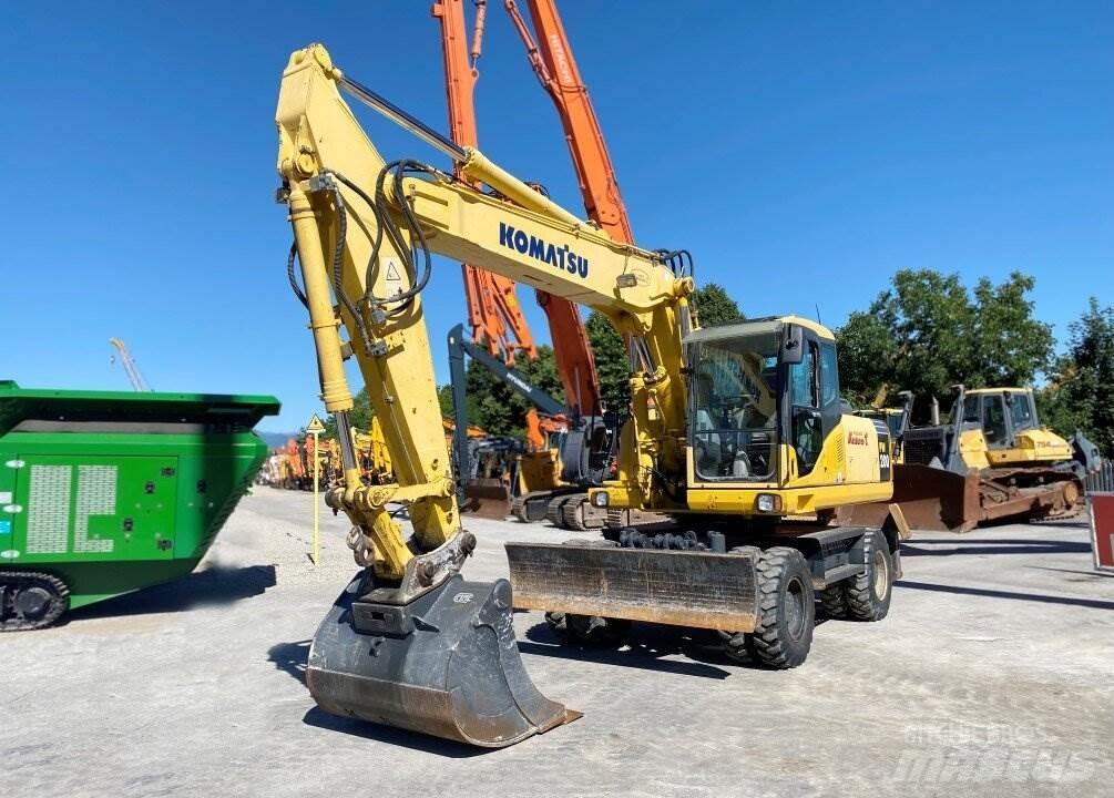 Komatsu PW200 7K Escavadoras de rodas