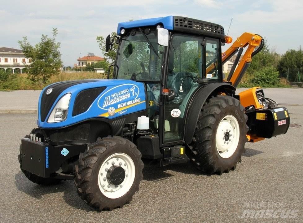 New Holland T4.100LP Lâminas de neve e arados