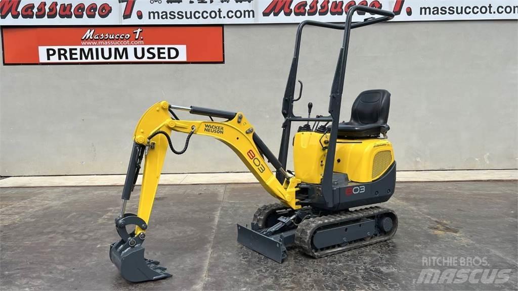 Wacker Neuson 803 Mini Escavadoras <7t
