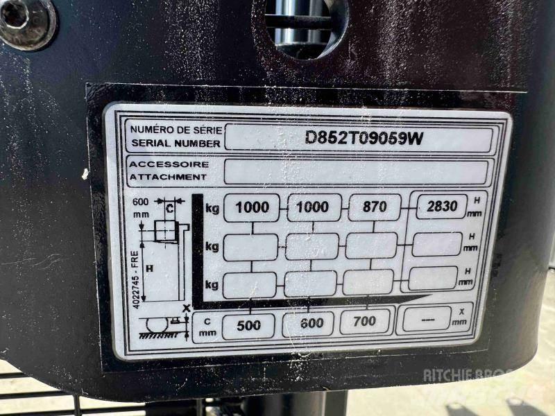 Yale MS10 Empilhador para operador externo