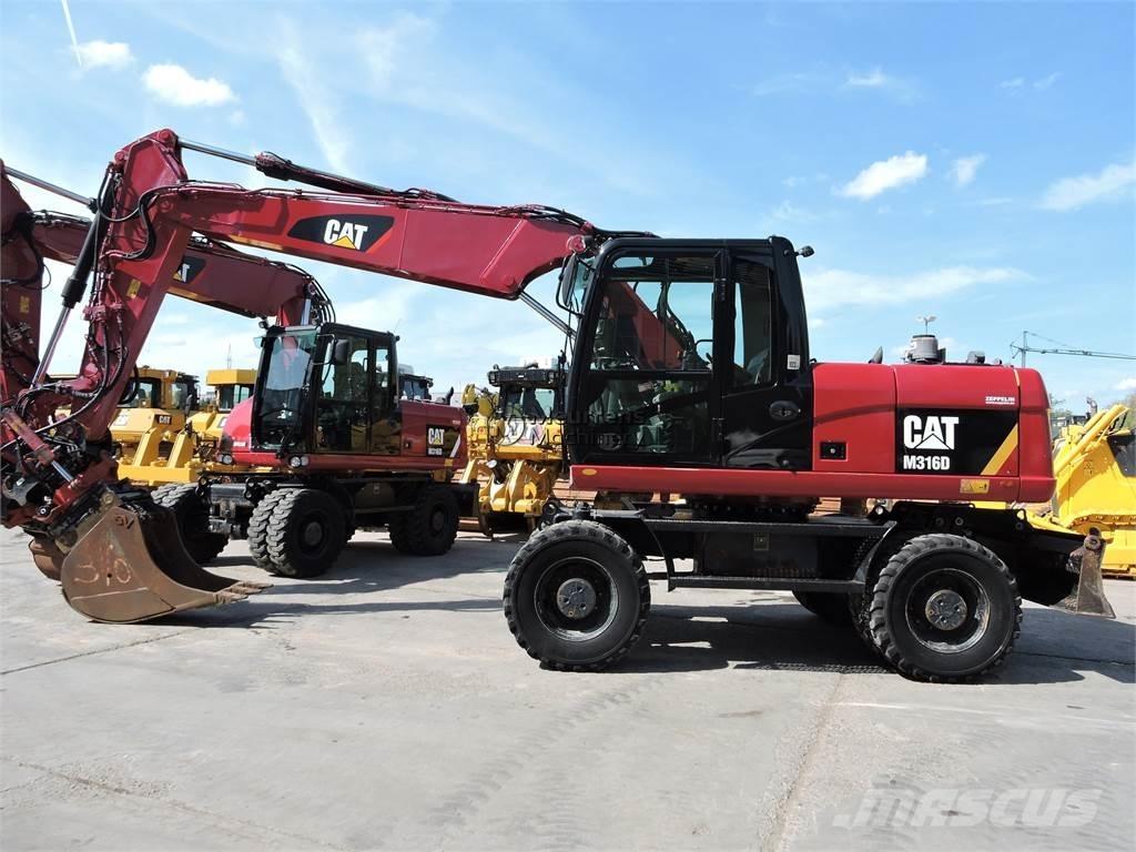 CAT M316D ROTOTILT Escavadoras de rodas