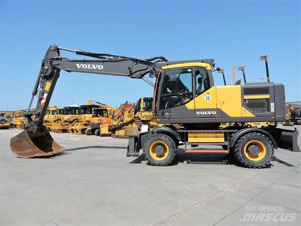 Volvo EW220E GERMAN Escavadoras de rodas