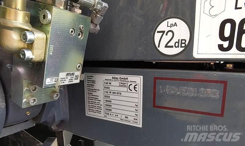 Atlas 140 W Escavadoras de rodas