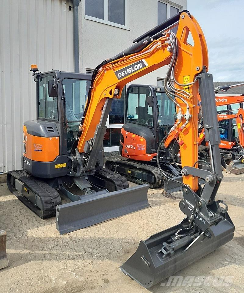 Develon DX 35Z-7 Mini Escavadoras <7t
