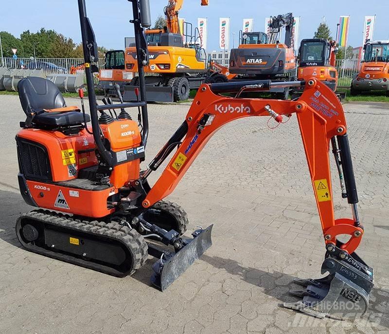 Kubota K 008-5 VHG Mini Escavadoras <7t
