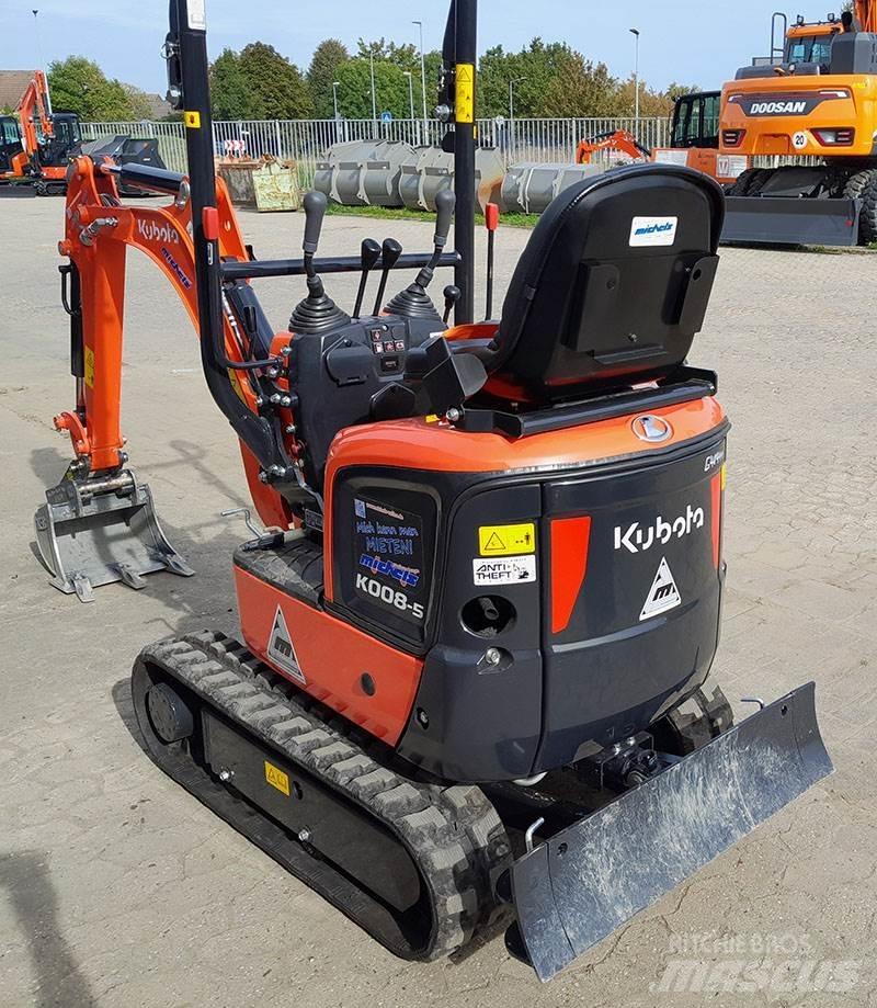 Kubota K 008-5 VHG Mini Escavadoras <7t
